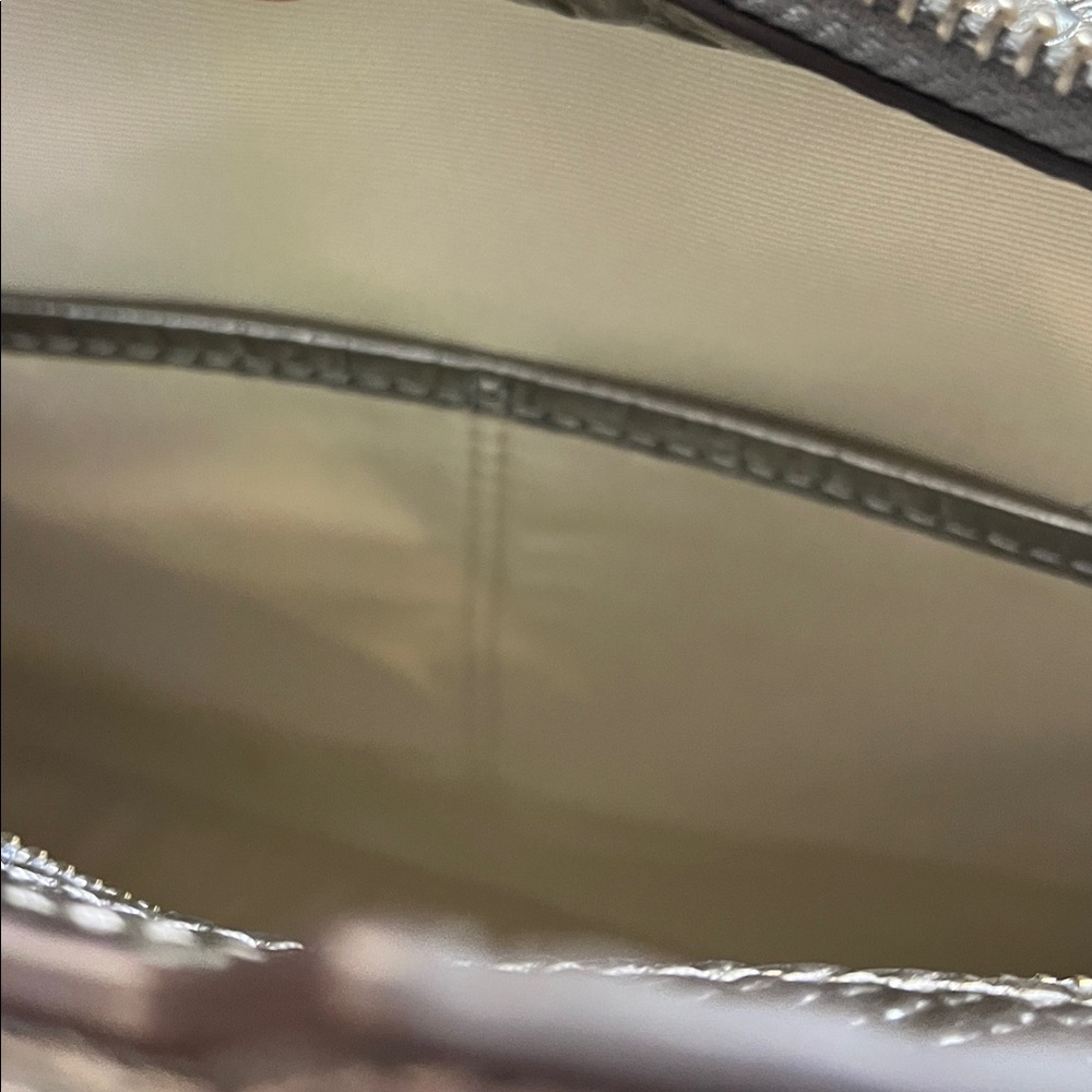 Ralph Lauren metallic handbag. Adjustable shoulder strap. Snakeskin print. NWT! - Picture 5 of 10